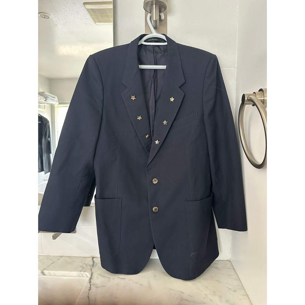 Yves Saint Laurent men’s blazer reworked with stars